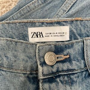 Zara light blue “hi-rise” jeans